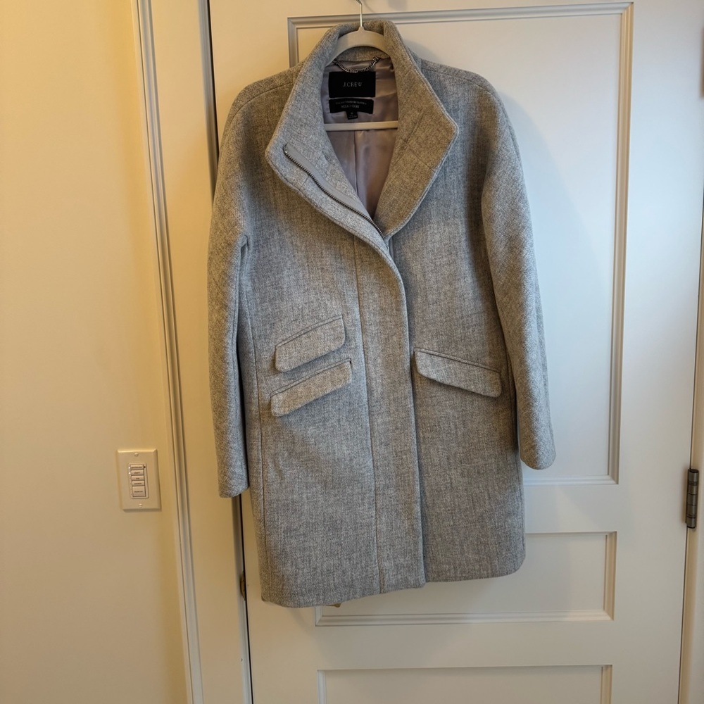 J. Crew Light Gray Pea Coat